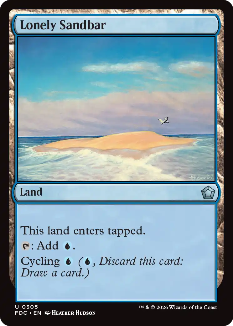 Lonely Sandbar [Foundations Commander] | Clutch Gaming