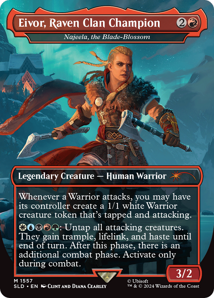 Eivor, Raven Clan Champion - Najeela, the Blade-Blossom [Secret Lair Drop Series] | Clutch Gaming