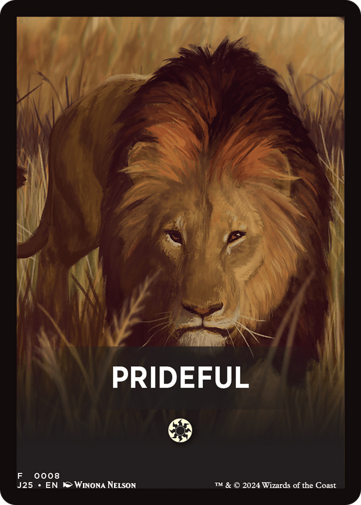 Prideful Theme Card [Foundations Jumpstart Front Cards] | Clutch Gaming