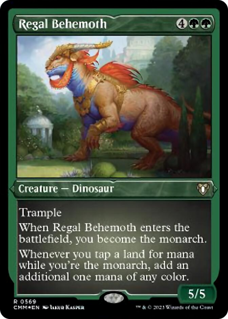 Regal Behemoth (Foil Etched) [Commander Masters] | Clutch Gaming