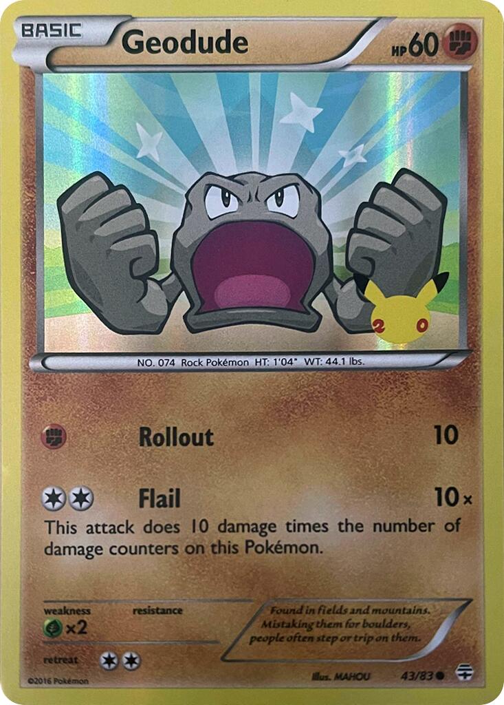 Geodude (043/083) [Celebrations: 25th Anniversary] | Clutch Gaming