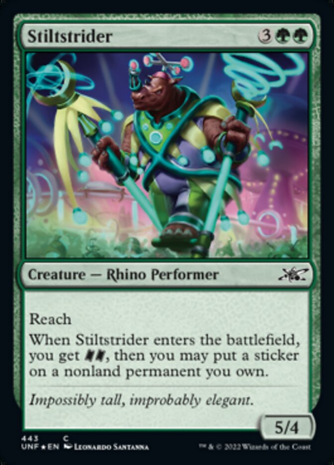 Stiltstrider (Galaxy Foil) [Unfinity] | Clutch Gaming