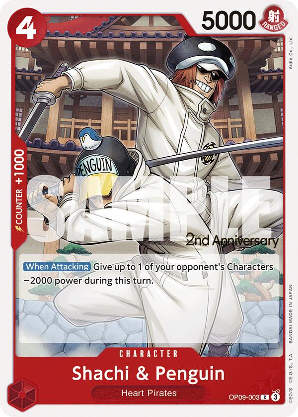 Shachi & Penguin [Emperors in the New World: 2nd Anniversary Tournament Cards] | Clutch Gaming