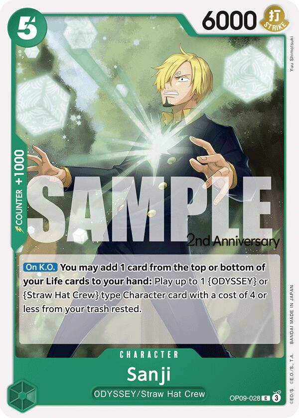 Sanji [Emperors in the New World: 2nd Anniversary Tournament Cards] | Clutch Gaming