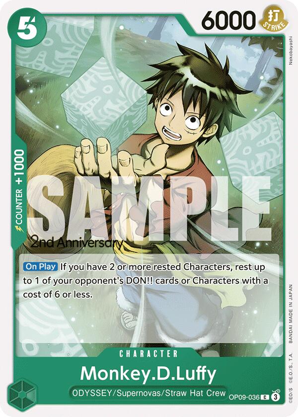 Monkey.D.Luffy [Emperors in the New World: 2nd Anniversary Tournament Cards] | Clutch Gaming
