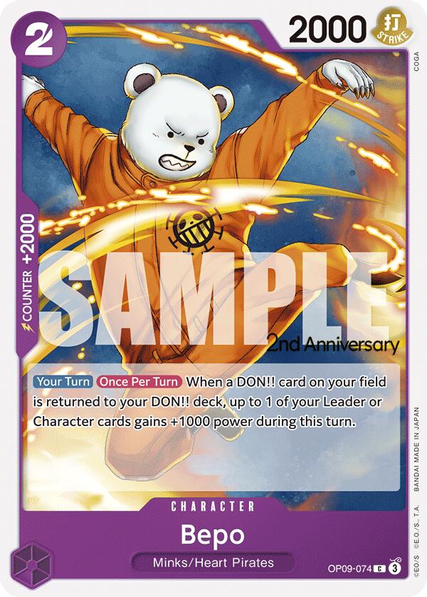 Bepo [Emperors in the New World: 2nd Anniversary Tournament Cards] | Clutch Gaming