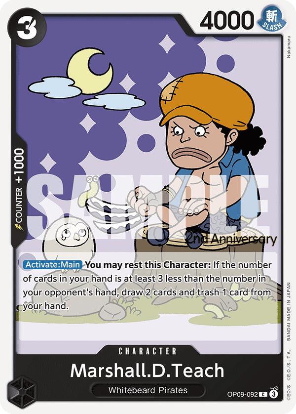Marshall.D.Teach [Emperors in the New World: 2nd Anniversary Tournament Cards] | Clutch Gaming