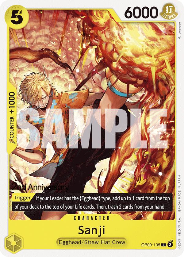 Sanji [Emperors in the New World: 2nd Anniversary Tournament Cards] | Clutch Gaming