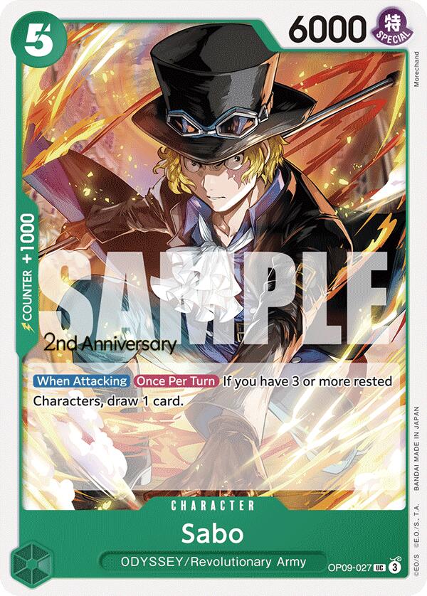 Sabo [Emperors in the New World: 2nd Anniversary Tournament Cards] | Clutch Gaming