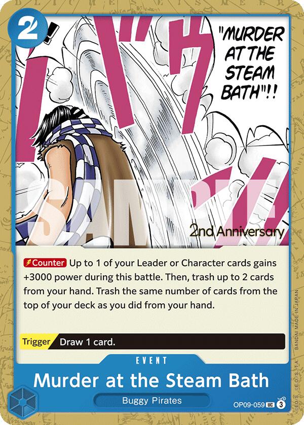 Murder at the Steam Bath [Emperors in the New World: 2nd Anniversary Tournament Cards] | Clutch Gaming