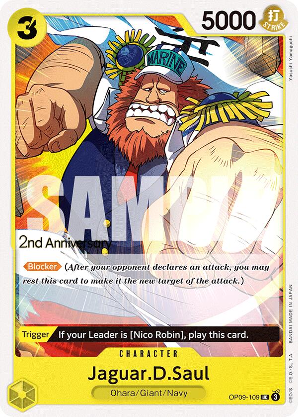 Jaguar.D.Saul [Emperors in the New World: 2nd Anniversary Tournament Cards] | Clutch Gaming