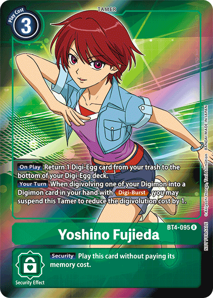 Yoshino Fujieda [BT4-095] (Buy-A-Box Promo) [Great Legend Promos] | Clutch Gaming