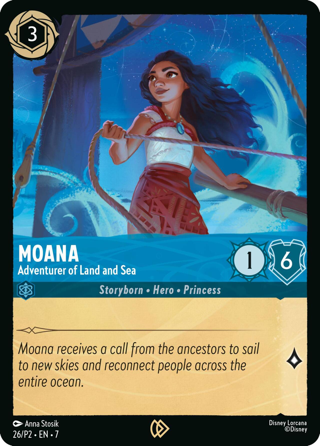 Moana - Adventurer of Land and Sea (26) [Promo Cards] | Clutch Gaming