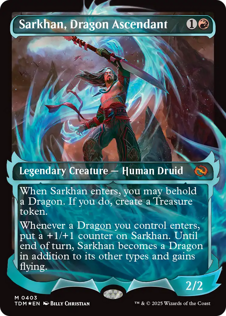 Sarkhan, Dragon Ascendant (0403) (Showcase) [Tarkir: Dragonstorm] | Clutch Gaming