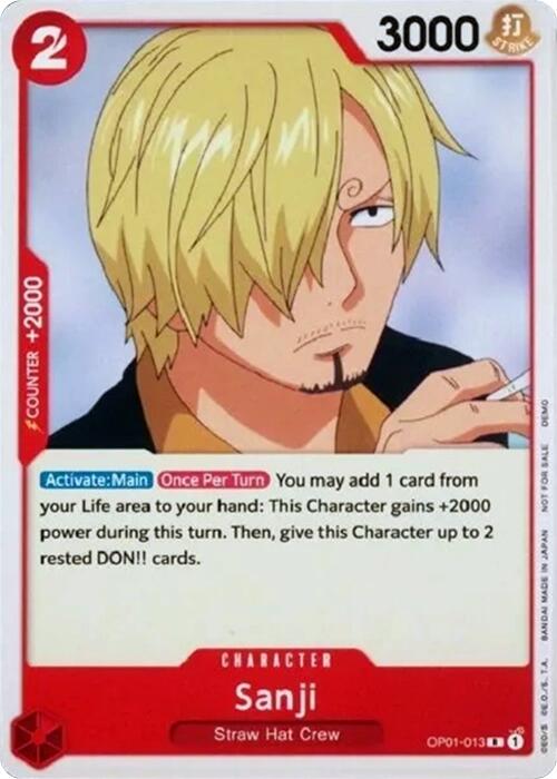 Sanji [One Piece Demo Deck Cards] | Clutch Gaming