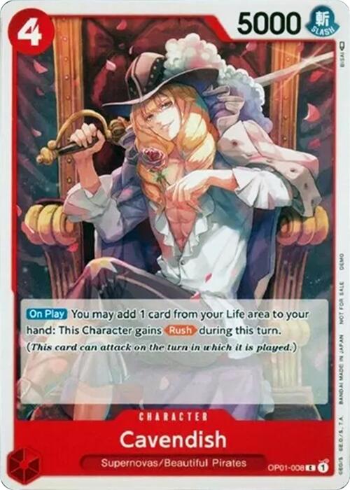 Cavendish [One Piece Demo Deck Cards] | Clutch Gaming