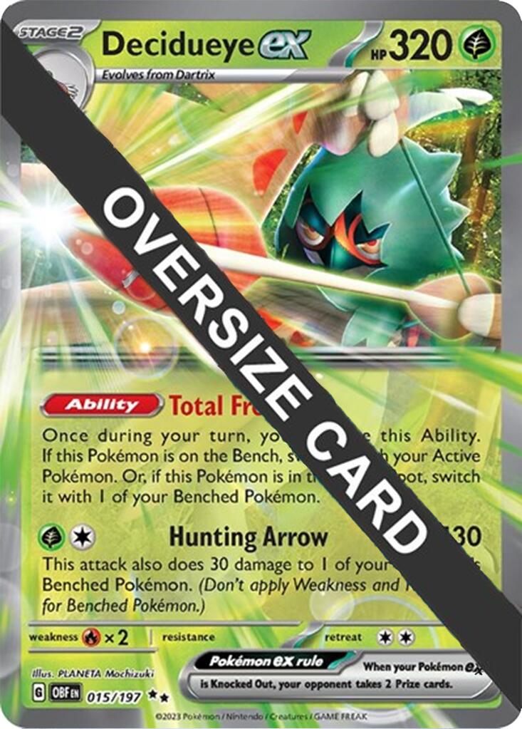 Decidueye ex (015/197) (Jumbo Card) [Miscellaneous Cards] | Clutch Gaming