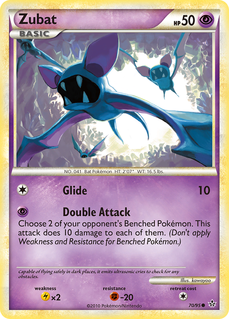 Zubat (70/95) [HeartGold & SoulSilver: Unleashed] | Clutch Gaming