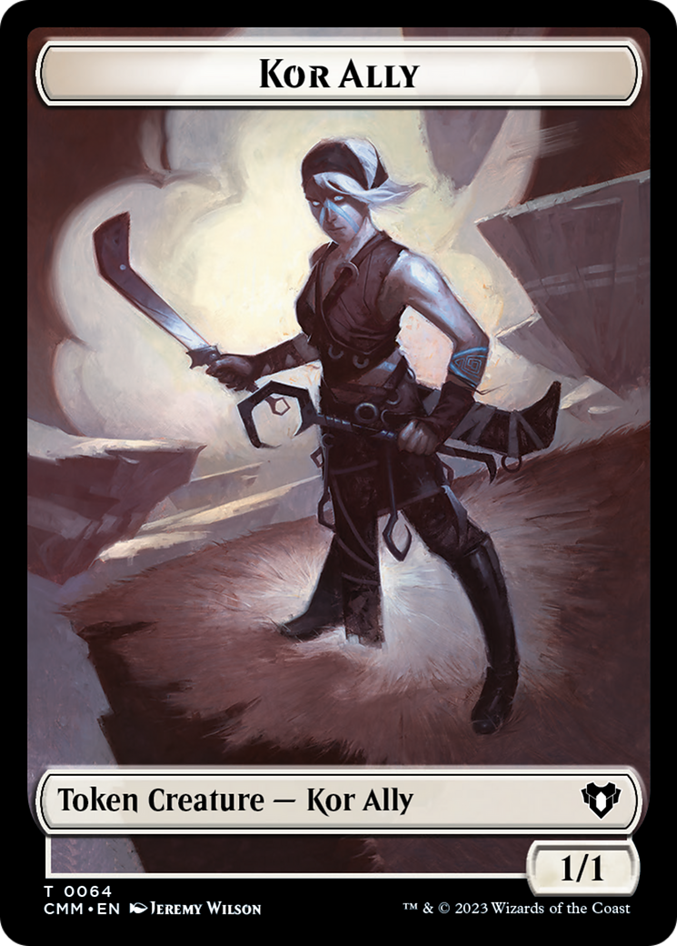 Wall // Kor Ally Double-Sided Token [Commander Masters Tokens] | Clutch Gaming