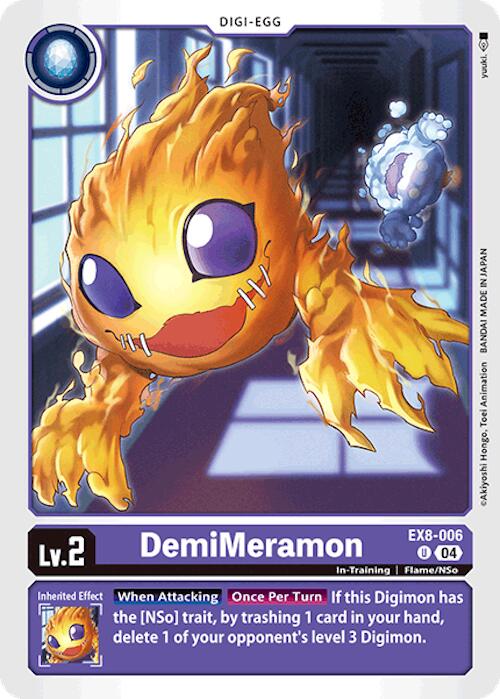 DemiMeramon [EX8-006] [Chain of Liberation] | Clutch Gaming