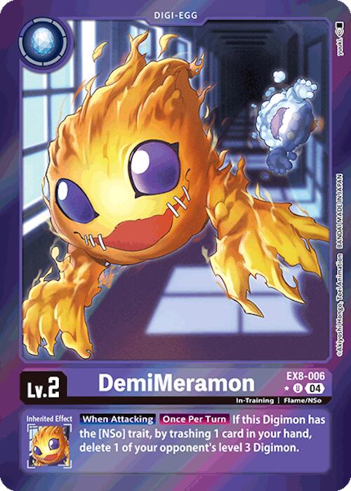 DemiMeramon [EX8-006] (Limited Foil) [Chain of Liberation] | Clutch Gaming