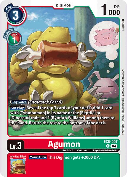 Agumon [EX8-007] - EX8-007 [Chain of Liberation] | Clutch Gaming