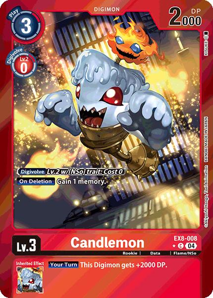 Candlemon [EX8-008] (Limited Foil) [Chain of Liberation] | Clutch Gaming