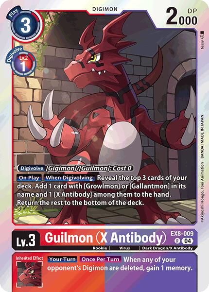 Guilmon (X Antibody) [EX8-009] [Chain of Liberation] | Clutch Gaming