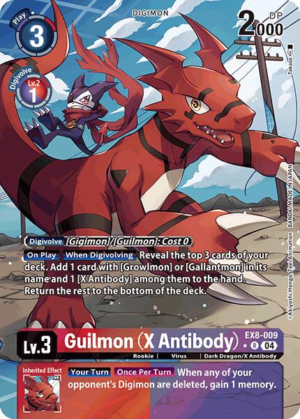 Guilmon (X Antibody) [EX8-009] (Alternate Art) [Chain of Liberation] | Clutch Gaming