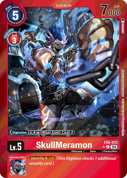 SkullMeramon [EX8-013] (Limited Foil) [Chain of Liberation] | Clutch Gaming