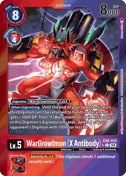 WarGrowlmon [EX8-015] (X Antibody) (Limited Foil) [Chain of Liberation] | Clutch Gaming