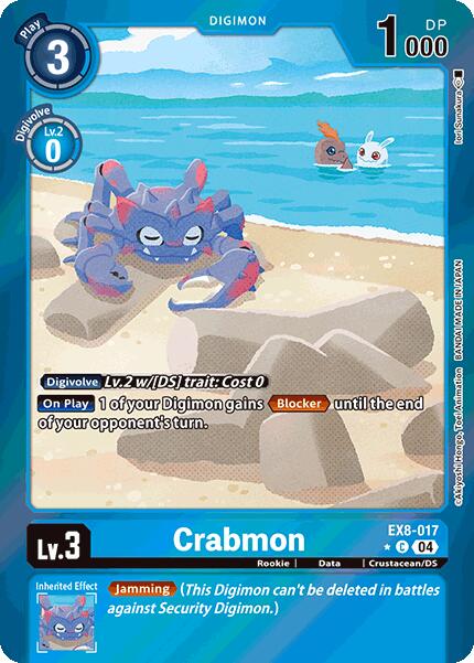 Crabmon [EX8-017] (Limited Foil) [Chain of Liberation] | Clutch Gaming