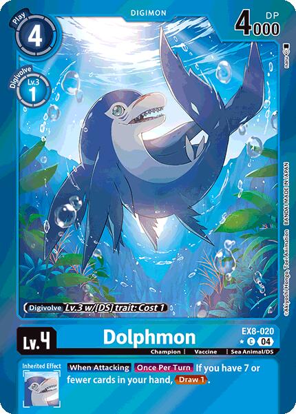 Dolphmon [EX8-020] (Limited Foil) [Chain of Liberation] | Clutch Gaming