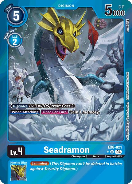 Seadramon [EX8-021] (Limited Foil) [Chain of Liberation] | Clutch Gaming