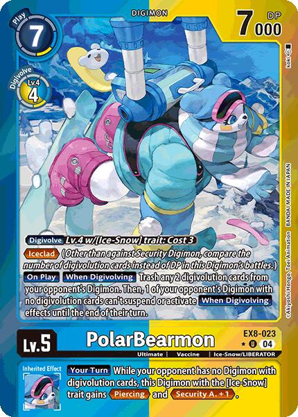 PolarBearmon [EX8-023] (Limited Foil) [Chain of Liberation] | Clutch Gaming