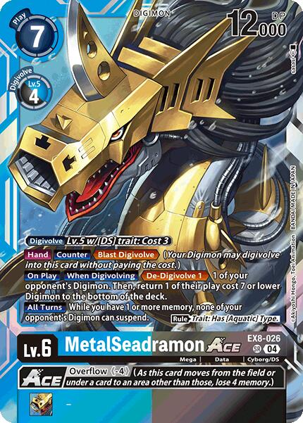 MetalSeadramon ACE [EX8-026] [Chain of Liberation] | Clutch Gaming