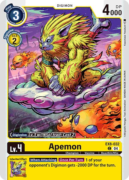 Apemon [EX8-032] [Chain of Liberation] | Clutch Gaming