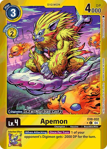 Apemon [EX8-032] (Limited Foil) [Chain of Liberation] | Clutch Gaming