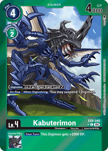 Kabuterimon [EX8-040] (Limited Foil) [Chain of Liberation] | Clutch Gaming