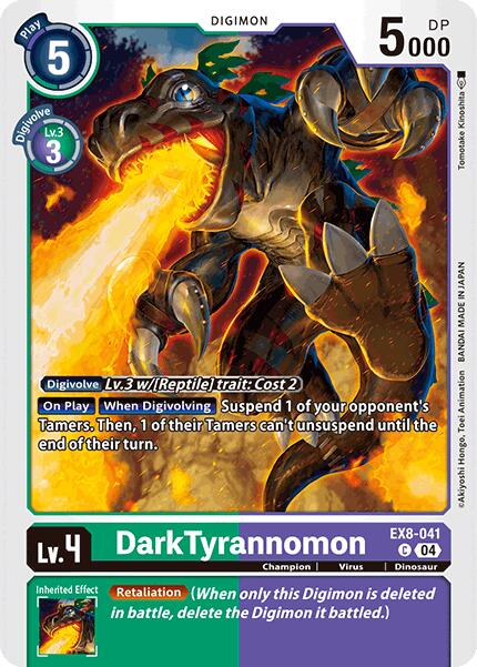 DarkTyrannomon [EX8-041] [Chain of Liberation] | Clutch Gaming