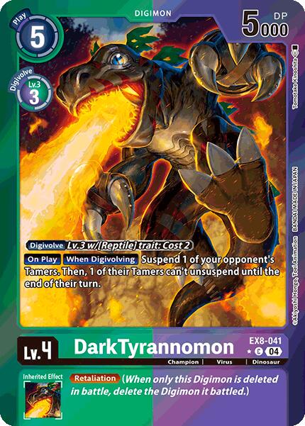 DarkTyrannomon [EX8-041] (Limited Foil) [Chain of Liberation] | Clutch Gaming
