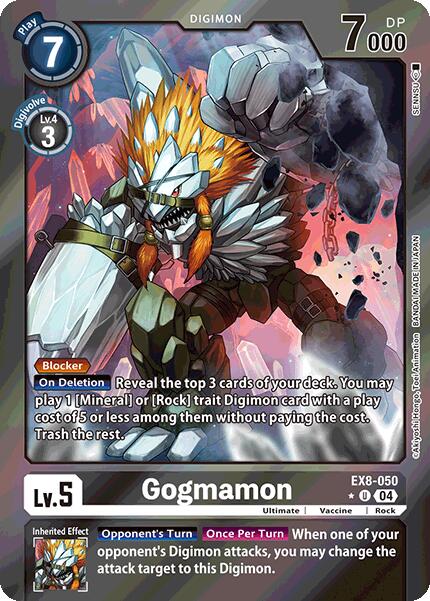 Gogmamon [EX8-050] (Limited Foil) [Chain of Liberation] | Clutch Gaming