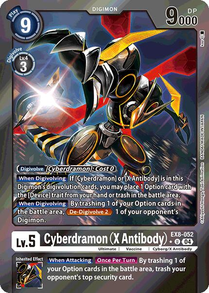 Cyberdramon [EX8-052] (X Antibody) (Limited Foil) [Chain of Liberation] | Clutch Gaming