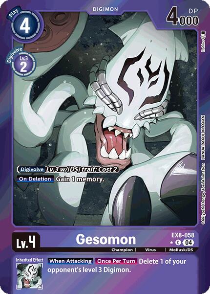 Gesomon [EX8-058] (Limited Foil) [Chain of Liberation] | Clutch Gaming