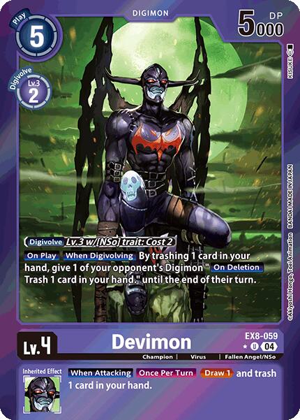 Devimon [EX8-059] (Limited Foil) [Chain of Liberation] | Clutch Gaming