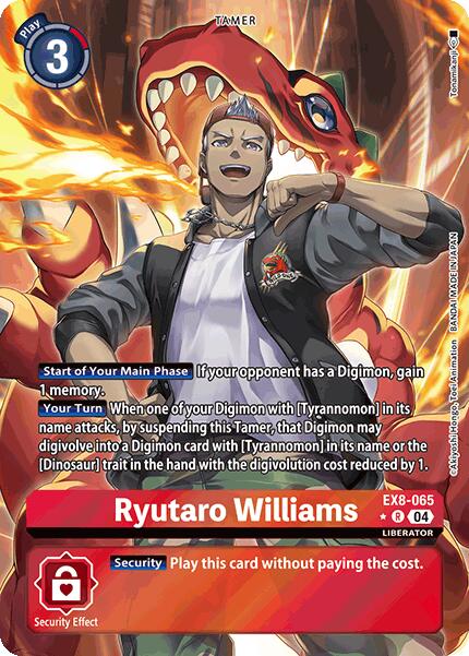 Ryutaro Williams [EX8-065] (Alternate Art) [Chain of Liberation] | Clutch Gaming