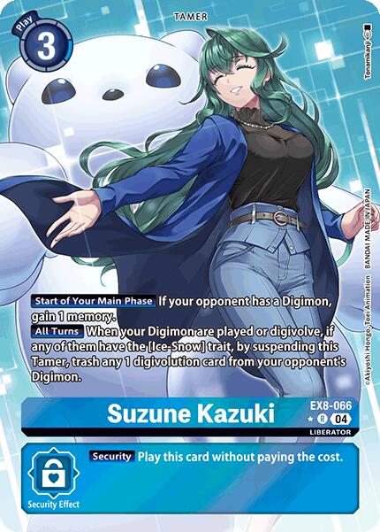 Suzune Kazuki [EX8-066] (Alternate Art) [Chain of Liberation] | Clutch Gaming