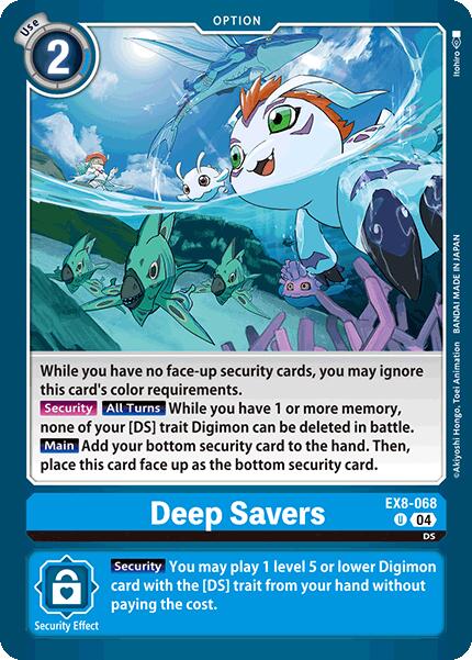 Deep Savers [EX8-068] [Chain of Liberation] | Clutch Gaming