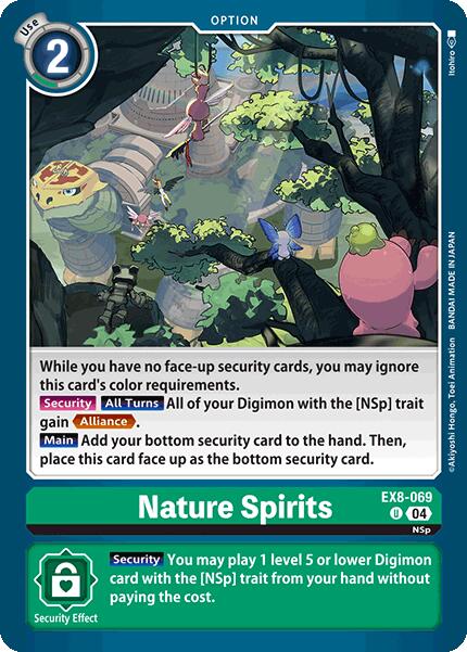 Nature Spirits [EX8-069] [Chain of Liberation] | Clutch Gaming