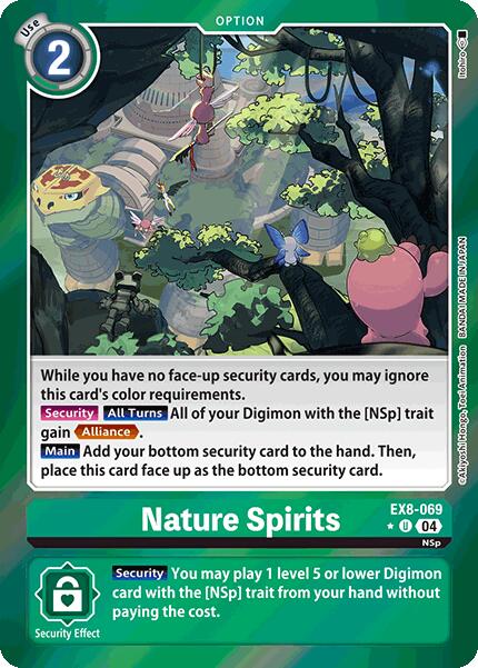 Nature Spirits [EX8-069] (Limited Foil) [Chain of Liberation] | Clutch Gaming